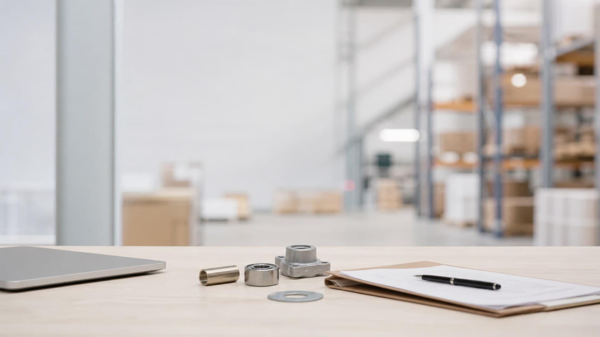 Minimal procurement workspace background image